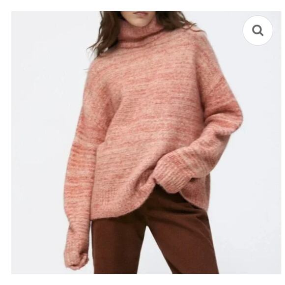 Zara Oversized Wool/Alpca Blend Sweater XS-S - Picture 1 of 6